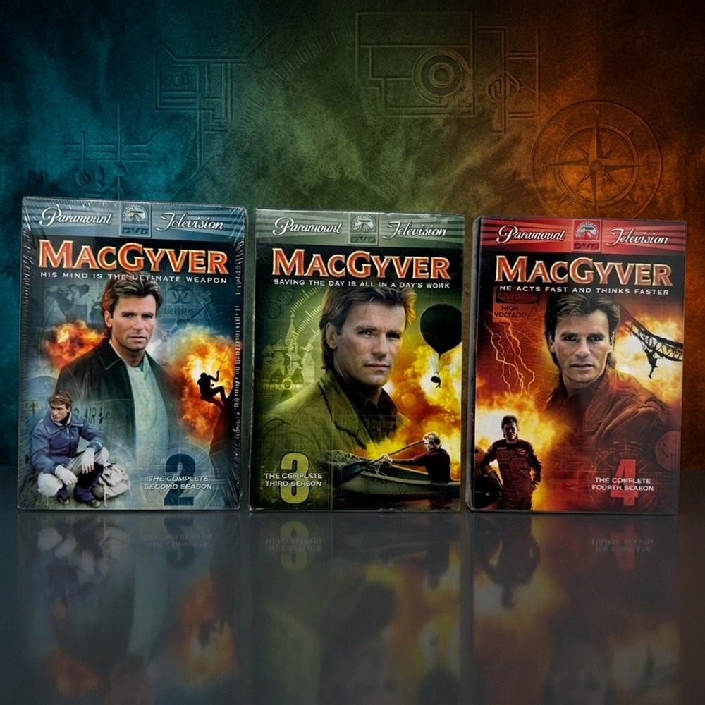 MacGyver The Complete Second Third Fourth Seasons DVD Set New Sealed Paramount